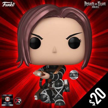 Sasha Braus (#1448 Metallic), Shingeki No Kyojin, Funko, Pre-Painted