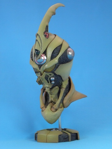 Oswald A. Lisker (GuyII Bust), Kyoushoku Soukou Guyver (2005), Individual sculptor, Garage Kit, 1/4