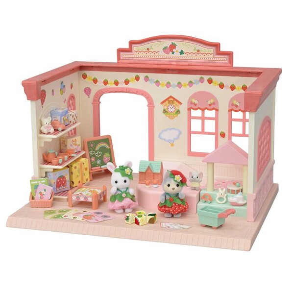 Strawberry Nursery Room Set, Sylvanian Families, Epoch, Accessories