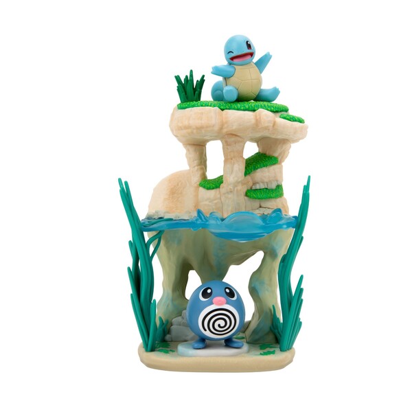 Diorama, Jazwares x Pokémon, Pokémon Select Environment and Figure Display Pack [227820] (Shoreside Lake), Pocket Monsters, Jazwares, Accessories
