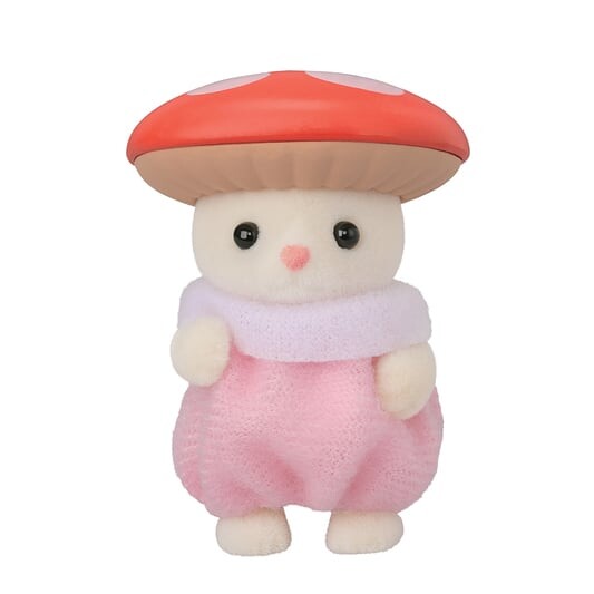 Aka-chan Mori de Asobo Series (2) [228427] (Silk neko no aka-chan to kinoko no boshi), Sylvanian Families, Epoch, Action/Dolls