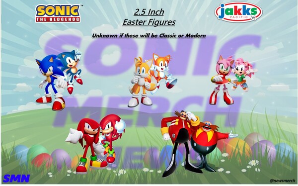 Knuckles The Echidna (Easter), Sonic The Hedgehog, Jakks Pacific, Action/Dolls