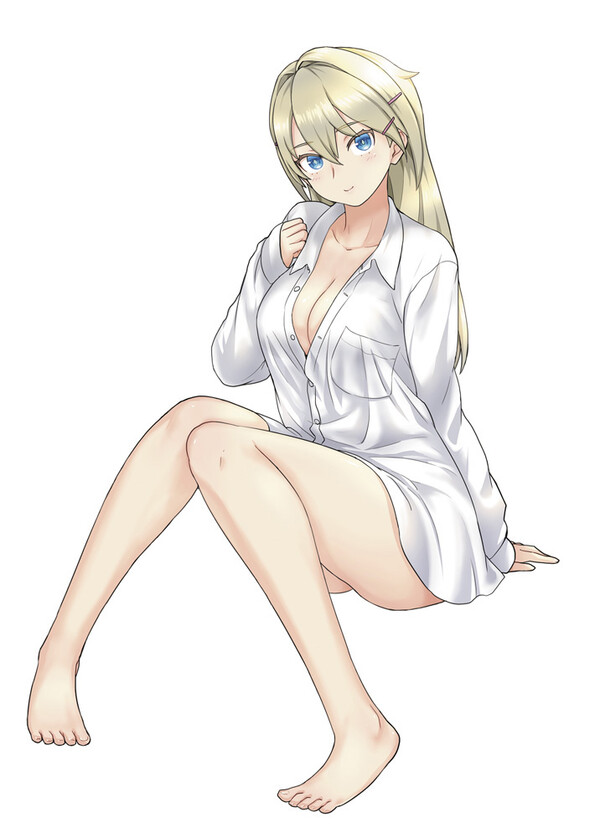 Lucy McDonnell ([White] button down shirt), Hasegawa, Garage Kit, 1/12, 4967834527355