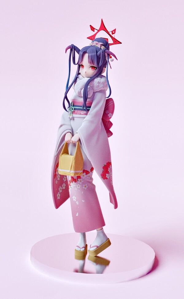 Aikiyo Fuuka (New Year), Blue Archive, Hidarite Koubou, Garage Kit, 1/8