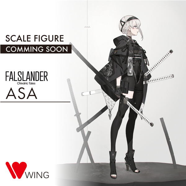 Asa, Falslander, Wing, Pre-Painted