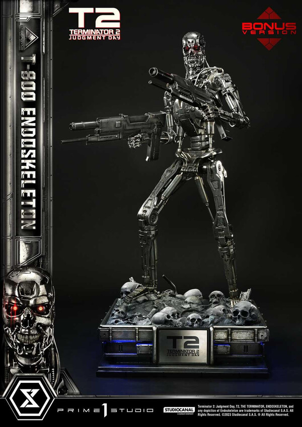T-800 (Endoskeleton, DX Bonus), Terminator 2: Judgment Day, Prime 1 Studio, Pre-Painted, 1/3, 4580708048352