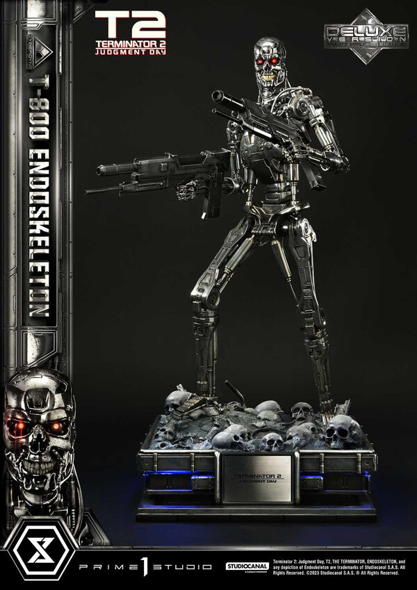 T-800 (Endoskeleton, DX), Terminator 2: Judgment Day, Prime 1 Studio, Pre-Painted, 1/3, 4580708048345