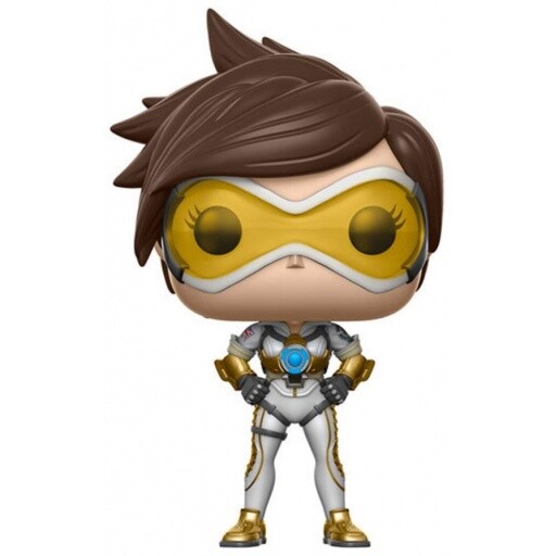 Tracer (Gold), Overwatch, Funko Toys, ThinkGeek, Pre-Painted