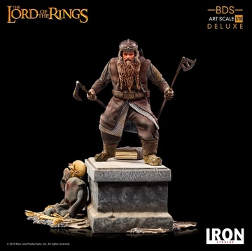 Gimli (Deluxe), Lord Of The Rings, Iron Studios, Pre-Painted, 1/10