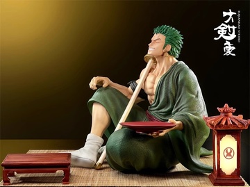 Roronoa Zoro (Watching Moon Roronoa Zoro), One Piece, Individual Sculptor, Garage Kit, 1/4