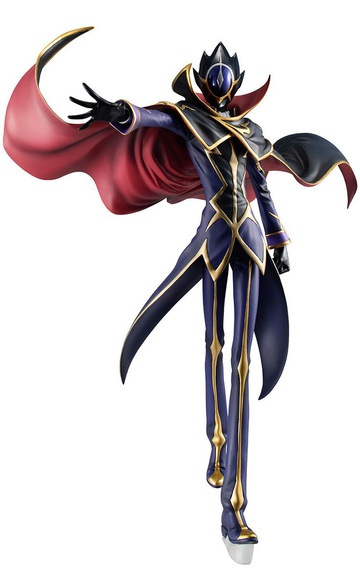 Lelouch Lamperouge (Zero), Code Geass: Fukkatsu No Lelouch, MegaHouse, Pre-Painted, 1/8