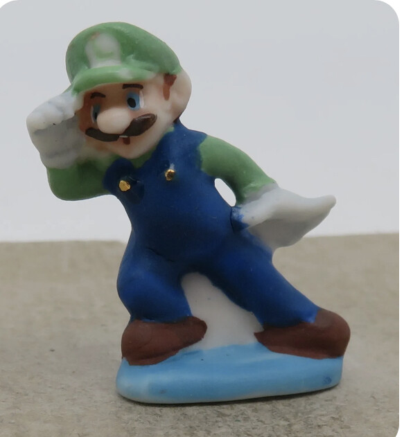 Luigi, Super Mario Brothers, Prime, Pre-Painted