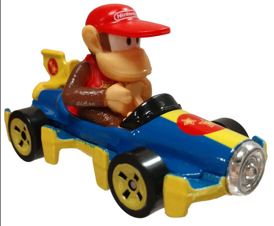 Diddy Kong, Mario Kart 8, Mattel, Pre-Painted, 1/64