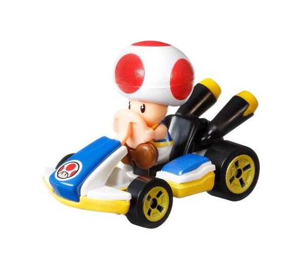 Kinopio, Mario Kart 8, Mattel, Pre-Painted, 1/64