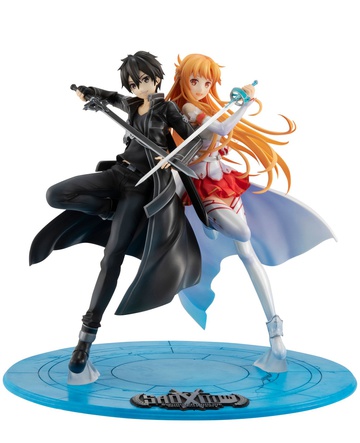 Asuna Yuuki, Kazuto Kirigaya (Kirito & Asuna SAO 10th Anniversary), Sword Art Online, MegaHouse, Pre-Painted, 1/7