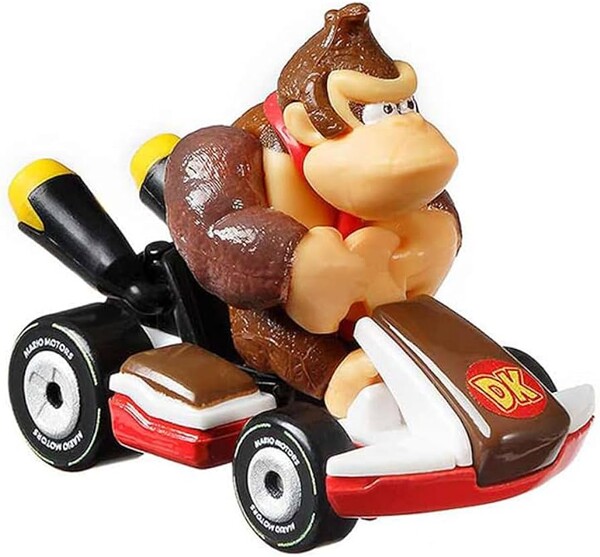 Donkey Kong, Mario Kart 8, Mattel, Pre-Painted, 1/64