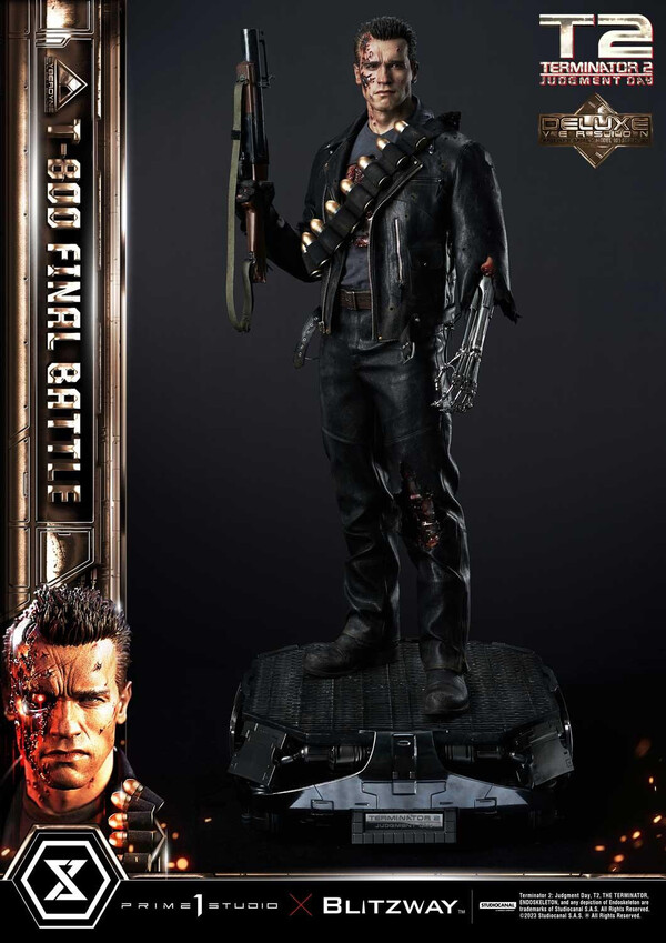 T-800 (DX, Final Battle), Terminator 2: Judgment Day, Prime 1 Studio, Blitzway, Pre-Painted, 1/3, 4580708048673