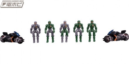 Big Powered GV Independent Guerrilla Squadron Set, Diaclone, Takara Tomy, Action/Dolls, 1/60