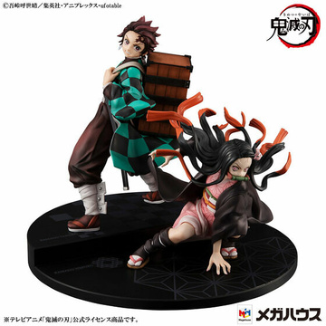 Nezuko Kamado, Tanjirou Kamado (Kamado Kyoudai Set), Kimetsu No Yaiba, MegaHouse, Pre-Painted