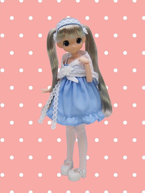 Moko-chan [232804] (Shawl One Piece, Blue (Silver)), Mama Chapp Toy, Obitsu Plastic Manufacturing, Action/Dolls, 1/6