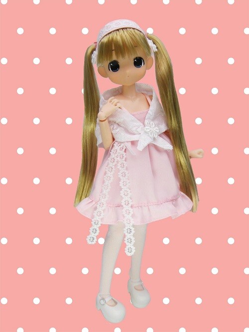 Moko-chan [232806] (Shawl One Piece, Pink (Blonde)), Mama Chapp Toy, Obitsu Plastic Manufacturing, Action/Dolls, 1/6