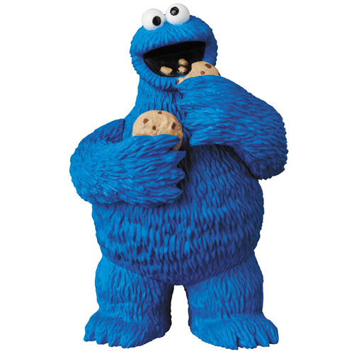 Cookie Monster, Sesame Street, Medicom Toy, Pre-Painted, 4530956153278