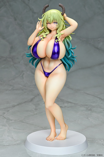 Quetzalcoatl (Lucoa Bikini Style), Kobayashi-san Chi No Maid Dragon, Q-six, Pre-Painted, 1/7