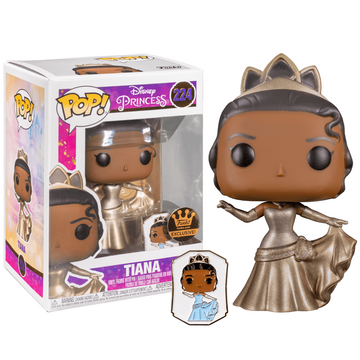 Tiana (#224 Gold), The Princess And The Frog, Funko, Pre-Painted