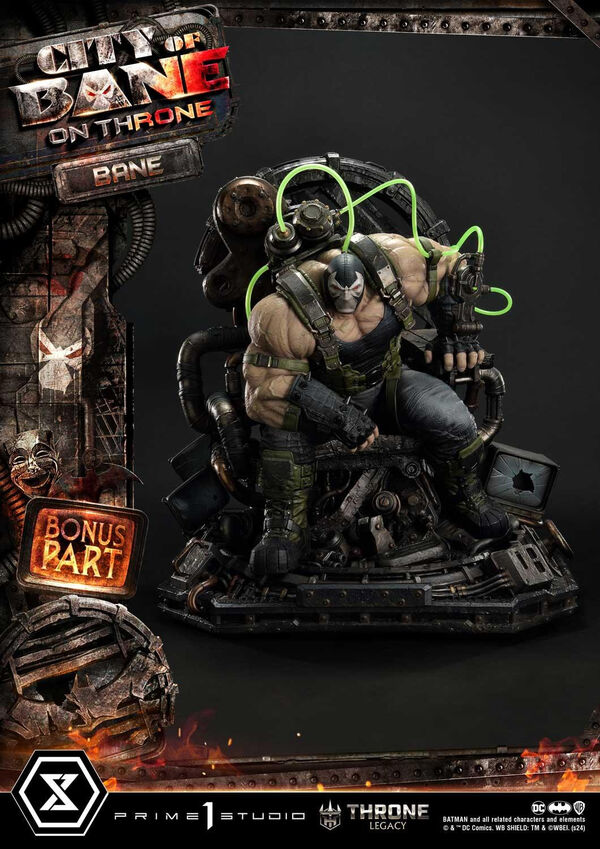 Bane (On Throne, DX Bonus), Batman: City Of Bane, Prime 1 Studio, Pre-Painted, 1/4, 4580708049304