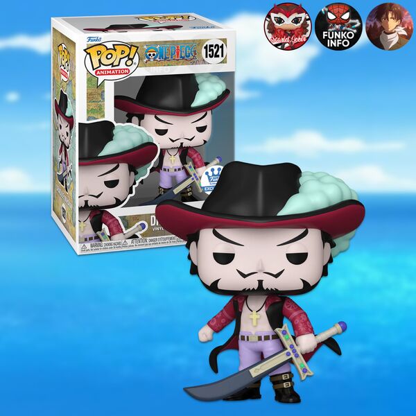 Dracule Mihawk, One Piece, Funko Toys, Pre-Painted