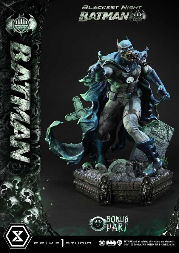 Batman (Bonus), Blackest Night, Prime 1 Studio, Pre-Painted, 1/4, 4580708049090