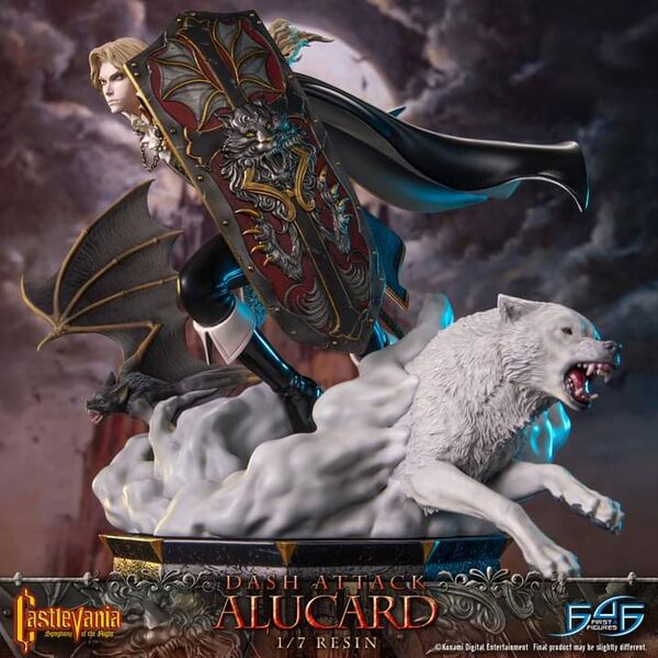 Alucard (Dash Attack, Definitive Edition), Akumajou Dracula X: Gekka No Yasoukyoku, First 4 Figures, Pre-Painted, 1/7