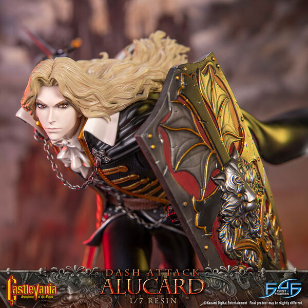 Alucard (Dash Attack, Exclusive Edition), Akumajou Dracula X: Gekka No Yasoukyoku, First 4 Figures, Pre-Painted, 1/7