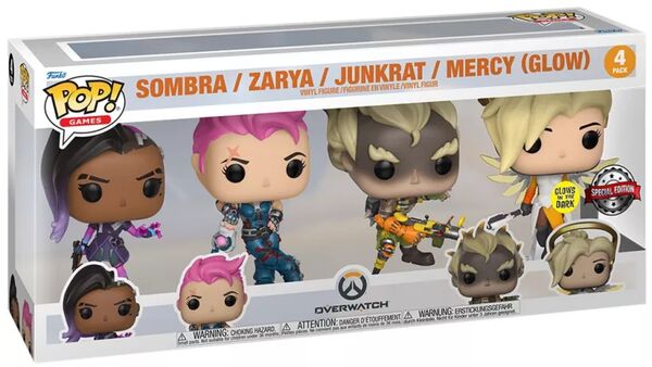 Mercy (Glow In The Dark), Overwatch, Funko Toys, Blizzard Entertainment, Pre-Painted
