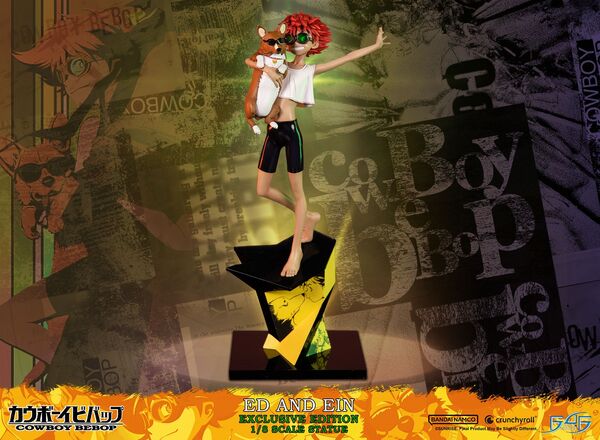 Edward Wong Hau Pepelu Tivrusky IV, Ein (Exclusive Edition), Cowboy Bebop, First 4 Figures, Pre-Painted, 1/8