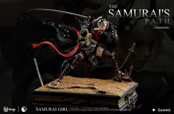 Samurai Girl, Original, Fairy Bean Studio, U-loop, Pre-Painted, 1/3