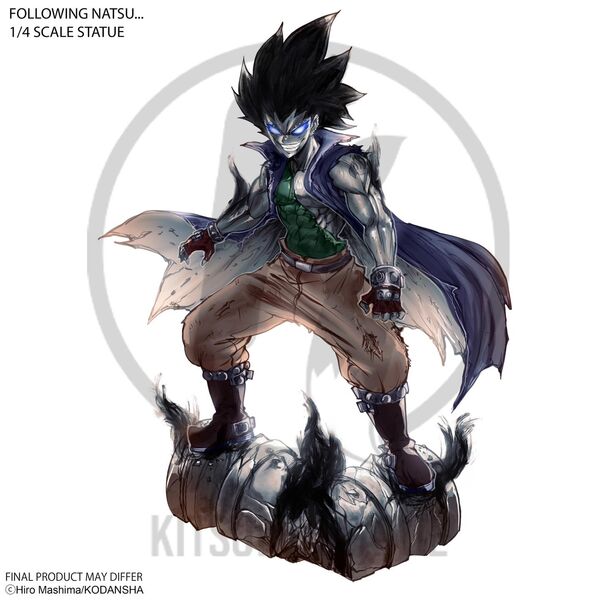 Gajeel Redfox, Fairy Tail, Kitsune Statue, Pre-Painted, 1/4