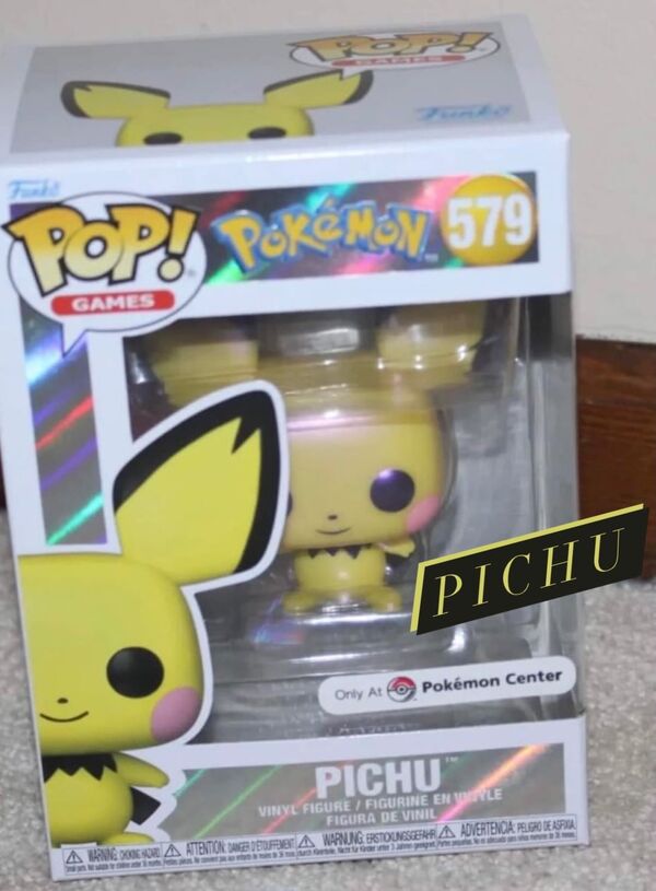 Pichu (Pearlescent), Pocket Monsters, Funko Toys, PokémonCenter.com, Pre-Painted