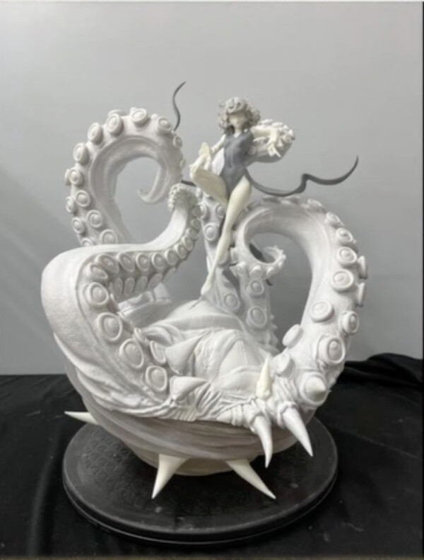 Senritsu No Tatsumaki, One Punch Man, Kitsune Statue, Pre-Painted