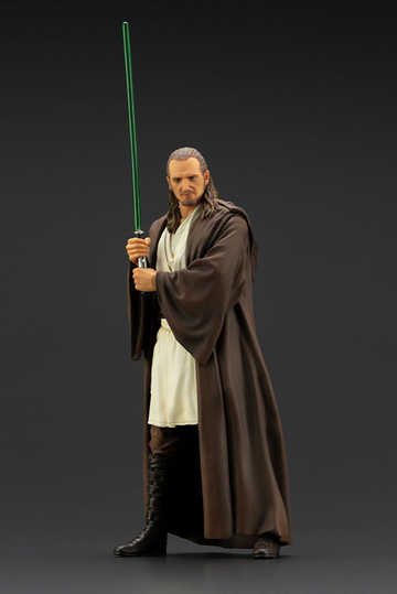 Qui-Gon Jinn, Star Wars Episode I: The Phantom Menace, Kotobukiya, Pre-Painted, 1/10