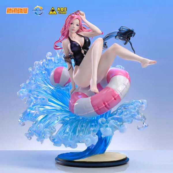 Xia He (Swimsuit Black), Hitori No Shita The Outcast, A.O.E Studio, Pre-Painted, 1/7