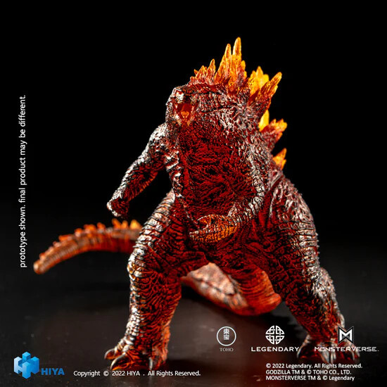 Burning Gojira, Godzilla: King Of The Monsters, Hiya Toys, Pre-Painted