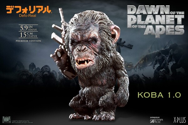 Koba (1.0), Dawn Of The Planet Of The Apes, X-Plus, Star Ace, Pre-Painted, 4897057886437