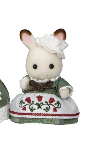 Chocolat Usagi no Freya & Creme -Oie no Shishuu- [237650], Sylvanian Families, Epoch, Action/Dolls