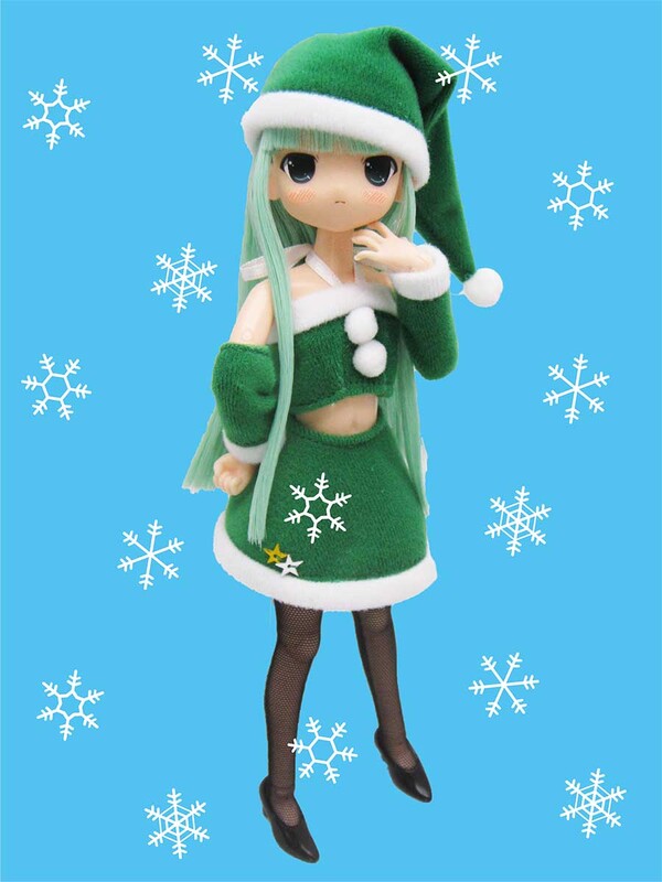 ChiiChi-chan [238221] (Separate Santa Costume, Green Dress), Mama Chapp Toy, Obitsu Plastic Manufacturing, Action/Dolls, 1/6