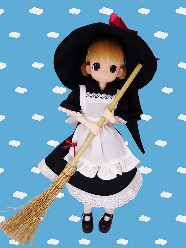 Moko-chan [238226] (Witch Girl, (Black Witch) Blonde Hair), Mama Chapp Toy, Obitsu Plastic Manufacturing, Action/Dolls, 1/6