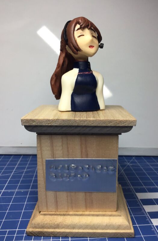 Bust [240413], Alice Gear Aegis, Wood Board, Garage Kit