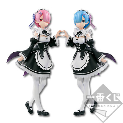 Ram, Rem, Re:Zero Kara Hajimeru Isekai Seikatsu, Banpresto, Pre-Painted