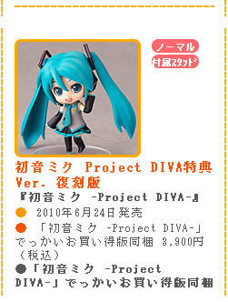 Hatsune Miku, Hatsune Miku -Project Diva-, Good Smile Company, Trading