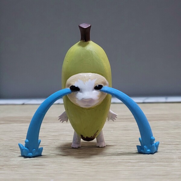 Banana Neko (Crying), Original, Iyobei, Garage Kit